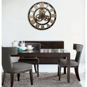 Stiv Classic Vintage Wooden Silent Wall Clock